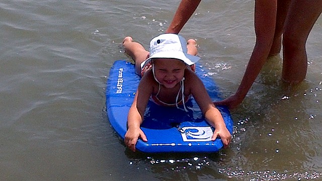 Première fois que je fais de la  planche