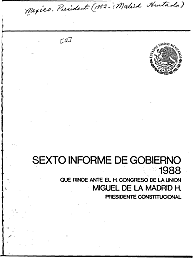 6° INFORME DE GOBIERNO