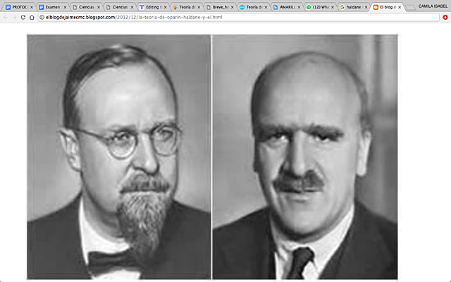 Teoría de Oparin y Haldane