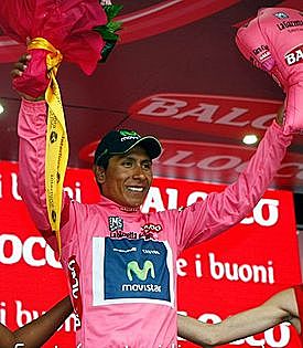 El ciclista Nairo Quintana su primera victoria en el Tour de Francia