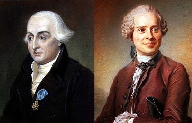 Joseph Louis Lagrange  y Jean le Rond D'Alembert