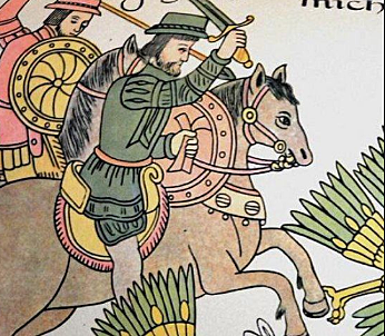 Llegada de Nuño Beltrán a Tzintzuntzan