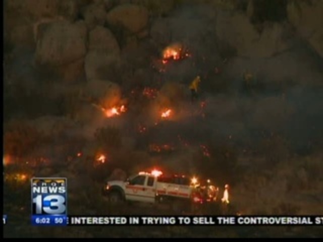 The Hyland Fire starts