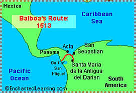 Vasco Nunez De Balboa sailed for Spain