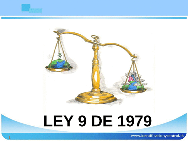 LEY 9 DE 1979
