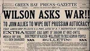 Wilson Asks for War
