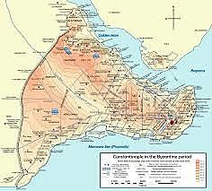 Constantiople falls to the ottoman turks. Byzantine empire ends.