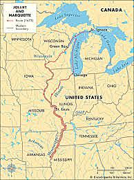 Louis Joliet- sailed for france