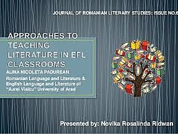 TEACHING LITERATURE IN ESL CLASROOMS