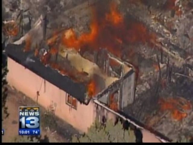 The Las Vegas Fire starts