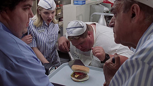 They go try out "Mondo Burger"