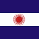 Bandera argentina buenos aires argentina 1852