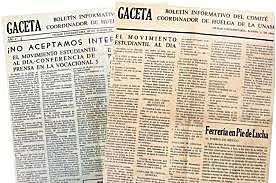 Publicación de la licenciatura en la Gaceta UNAM