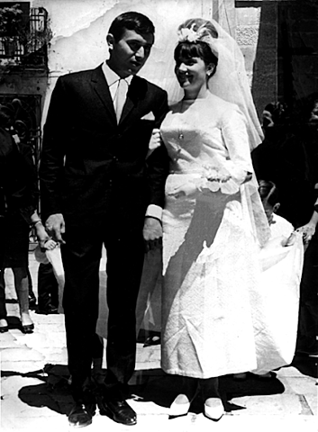 my granparents got married