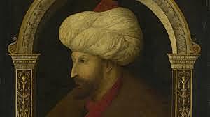 bellini paint "portrait of mehmet 2"