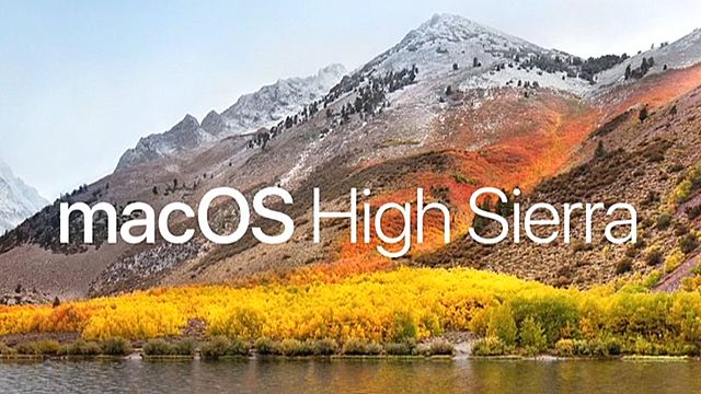 macOS v10.13 "High Sierra"