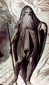 Oedipus calls for the blind prophet