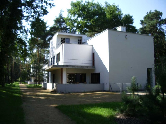 Casas de los maestros de la Bauhaus, Dessau, Alemania.