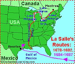 Rene-Robert de La Salle: Mississippi River