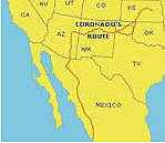 Francisco Vasquez de Coronado sailed for the Spainish