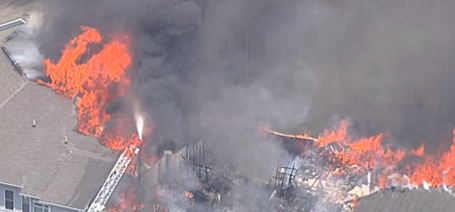 Fire destroys  the northeast section of ATL