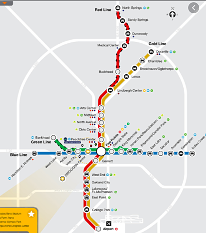 ATL had 12 railroad lines