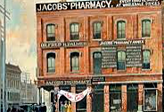 John S. Pemberton created coca cola , Jacobs, pharmacy began selling coca cola