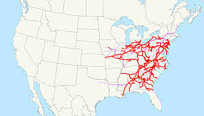 ATL had 40 railroad lines