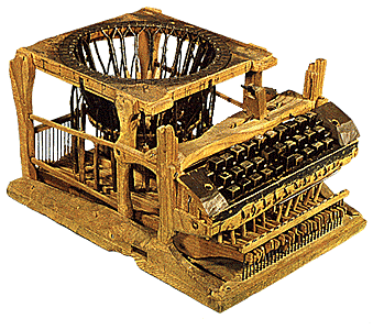 Primera Maquina de Escribir