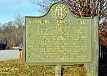 Standing peach tree: first written record