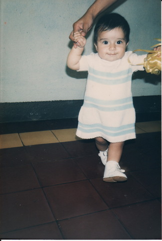 Me puse de pie por primera vez