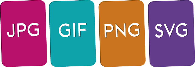 Online File Formats for Images and Text