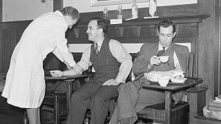 Percy Oliver established the first blood donor service