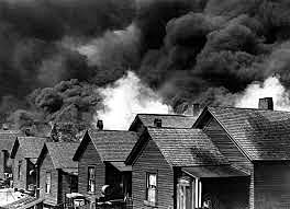 Fire destroys the northeast section of ATL