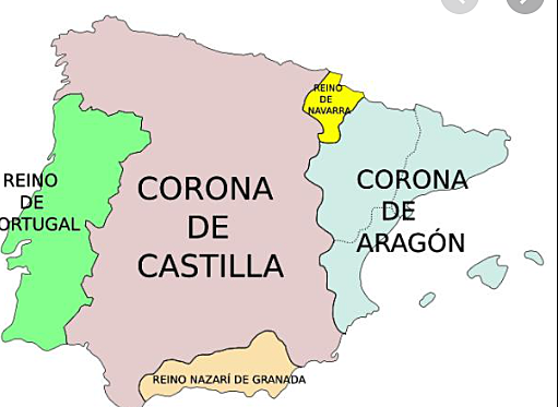 Unificación del reino de Castilla y el de Aragón.