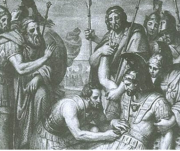 Greeks distinguished between arteries and veins