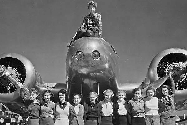 Primera carrera aérea para mujeres
