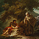 Democritus abderitans oil canvas francois andre vincent los 1790
