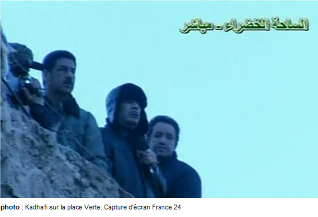 Nouvelle apparition de Kadhafi