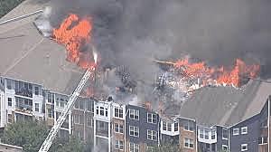 Fire destroys the northeast section of ATL