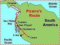 Francisco Pizarro sailed for Inca empire
