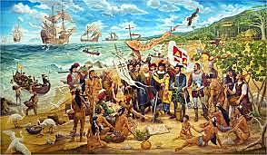 Segunda expedicion de Cristobal Colon en este viaje llega a Puerto Rico el 19 de noviembre 1493