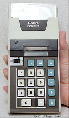 1970  Hand-held calculators take off. All very expensive.