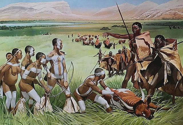 dit plaatje hoort bij de nieuwe steentijd