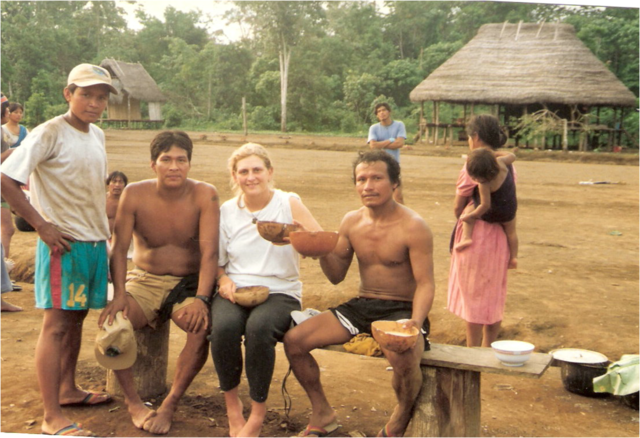 Graduation party in Puyo