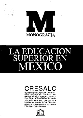 Programa Nacional del Desarrollo de la Educación Superior