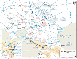 Inicio de la batalla de Stalingrado
