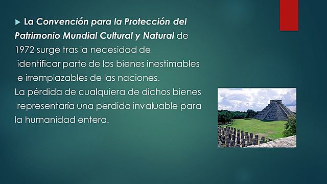 PARIS: Convención para la Protección del Patrimonio Natural y Cultural