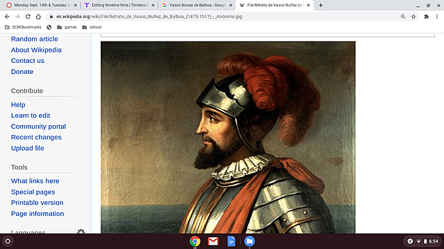 Vasco Nunez de Balboa