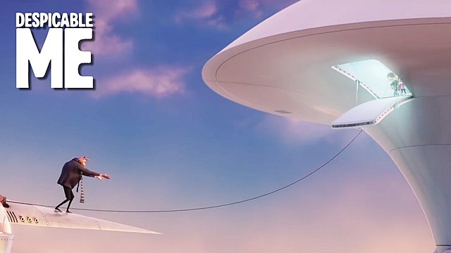 Gru saves the girls from Vector